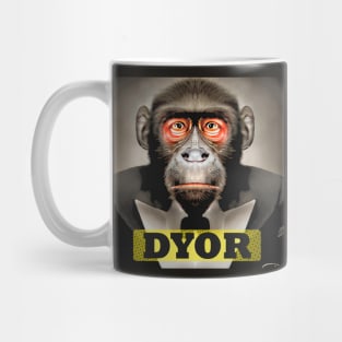 Funny Monkey Tuxedo Graduation Ape Mug